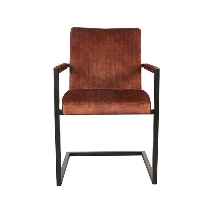 Label51 Eetkamerstoel Milo - Rust - Velours-Eetkamerstoelen-LABEL51