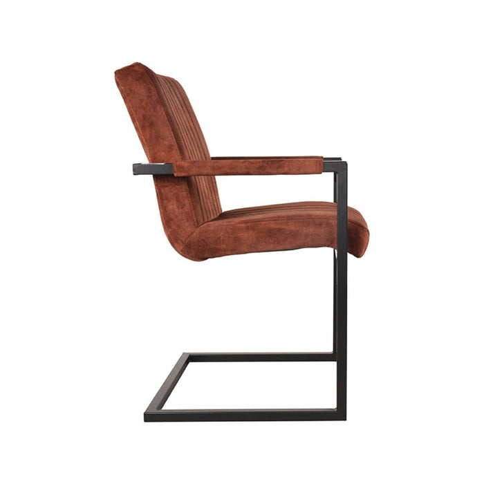 Label51 Eetkamerstoel Milo - Rust - Velours-Eetkamerstoelen-LABEL51