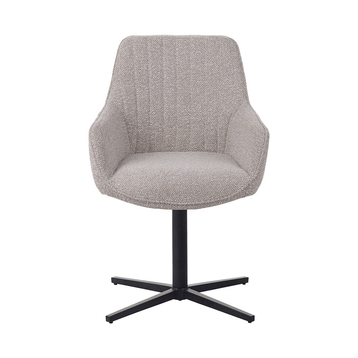 LABEL51 Eetkamerstoel Mira - Naturel - Royal Boucle - One size-Eetkamerstoelen-LABEL51