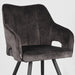 Label51 Eetkamerstoel Noud - Antraciet - Velours-Eetkamerstoelen-LABEL51