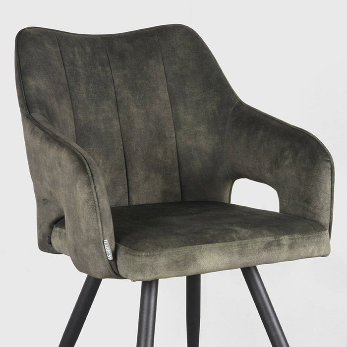 Label51 Eetkamerstoel Noud - Hunter - Velours-Eetkamerstoelen-LABEL51