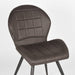 Label51 Eetkamerstoel Sil - Antraciet - Microfiber-Eetkamerstoelen-LABEL51