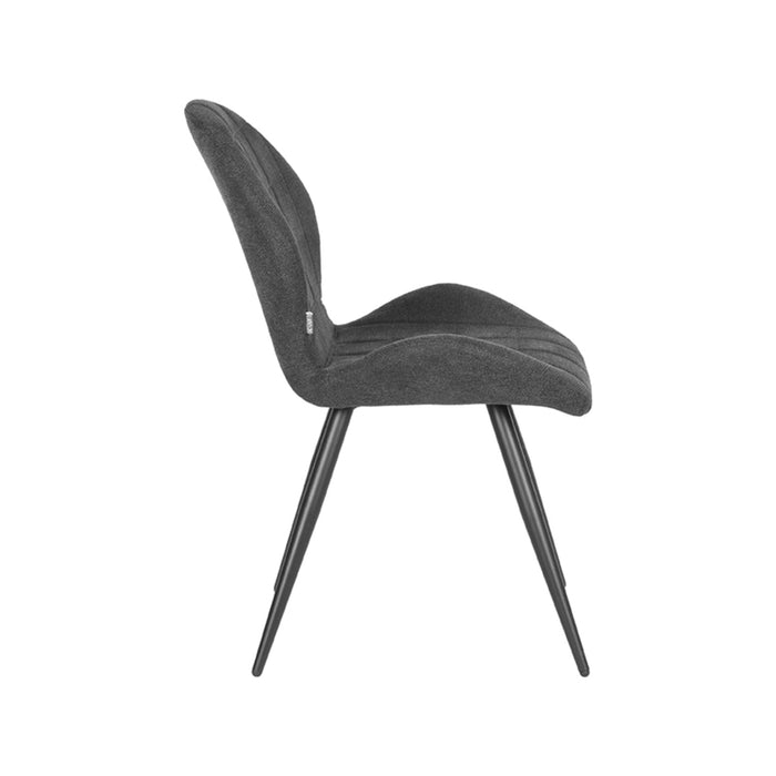 Label51 Eetkamerstoel Sil - Antraciet - Weave-Eetkamerstoelen-LABEL51