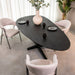 LABEL51 Eetkamertafel Rosie - Zwart - Mangohout - 180 cm-Eettafels-LABEL51