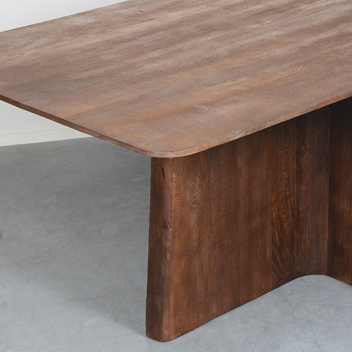 LABEL51 Eetkamertafel Scott - Nature Smooth - Mangohout - 220 cm-Eettafels-LABEL51