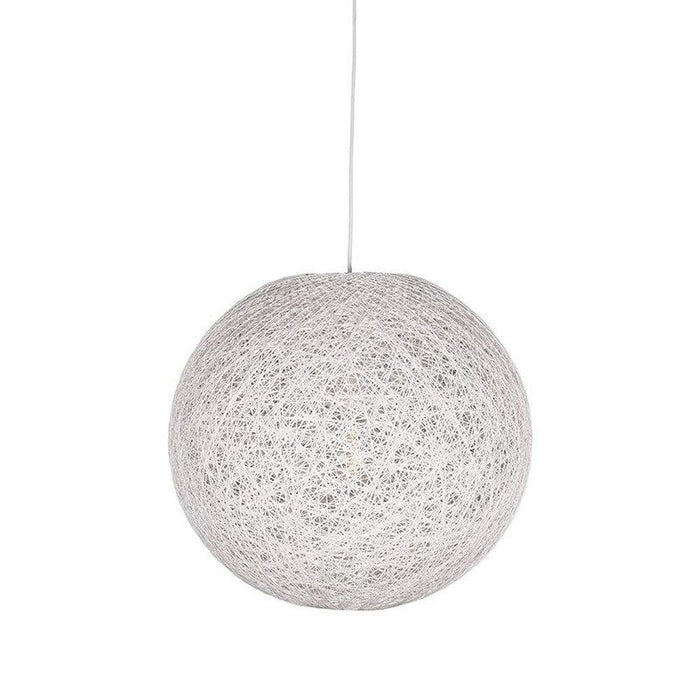 Label51 Hanglamp Twist - Wit - Vlas - M-Hanglampen-LABEL51