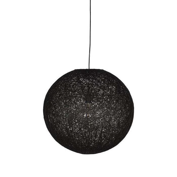 Label51 Hanglamp Twist - Zwart - Vlas - M-Hanglampen-LABEL51