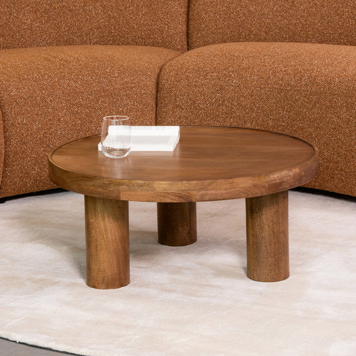 LABEL51 Salontafel Elly - Nature Smooth - Mangohout - 70 cm-Salontafels-LABEL51