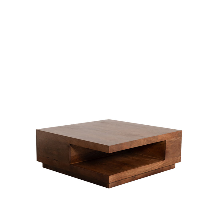LABEL51 Salontafel Square - Nature Smooth - Mangohout - 80 cm-Salontafels-LABEL51