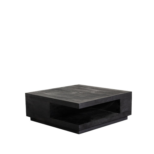 LABEL51 Salontafel Square - Zwart - Mangohout - 80 cm-Salontafels-LABEL51