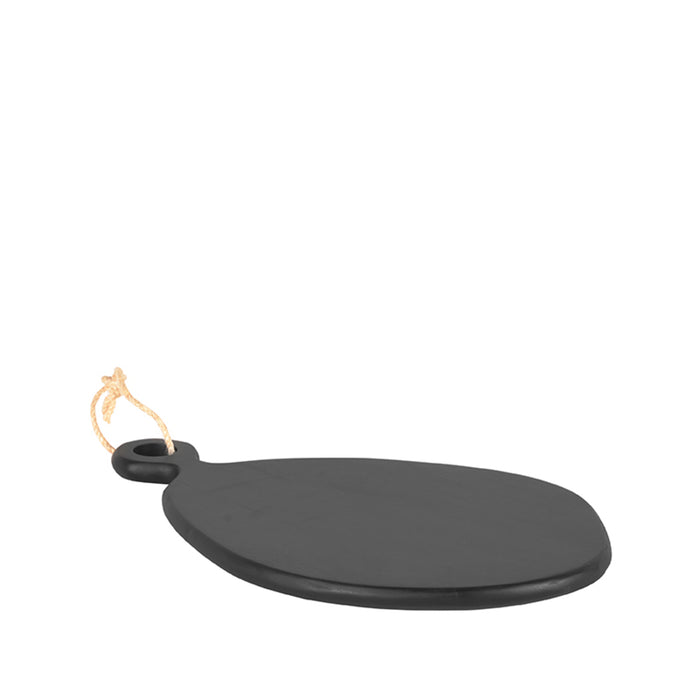 Label51 Serveerplank 40x26x1,5 cm - Zwart - Mangohout-Woonkamerdecoratie-LABEL51