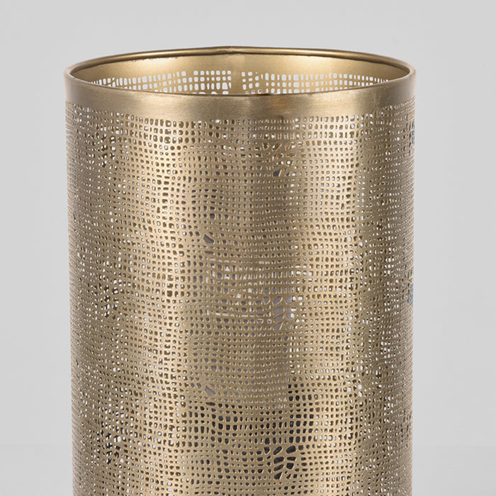 Label51 Set Kaarsenhouders L 18x18x30 cm - Antiek goud - Metaal-Woonkamerdecoratie-LABEL51