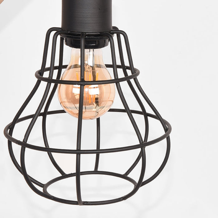 Label51 Tafellamp Drop - Zwart - Mangohout-Tafellampen-LABEL51