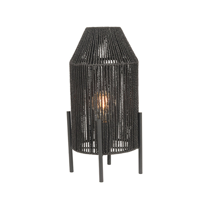 Label51 Tafellamp Ibiza - Zwart - Jute-Tafellampen-LABEL51