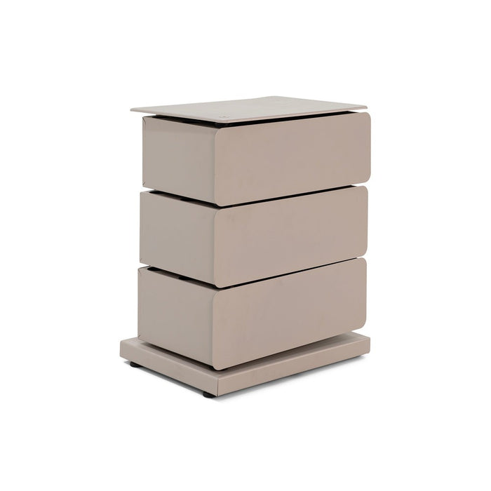 Ladekast JOEY 3 Staal Silky Taupe 37x26x45cm Spinder Design-Ladekasten-Spinder
