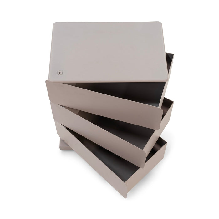 Ladekast JOEY 3 Staal Silky Taupe 37x26x45cm Spinder Design-Ladekasten-Spinder