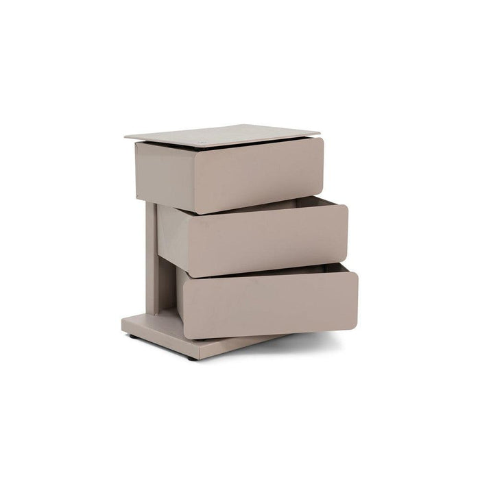Ladekast JOEY 3 Staal Silky Taupe 37x26x45cm Spinder Design-Ladekasten-Spinder