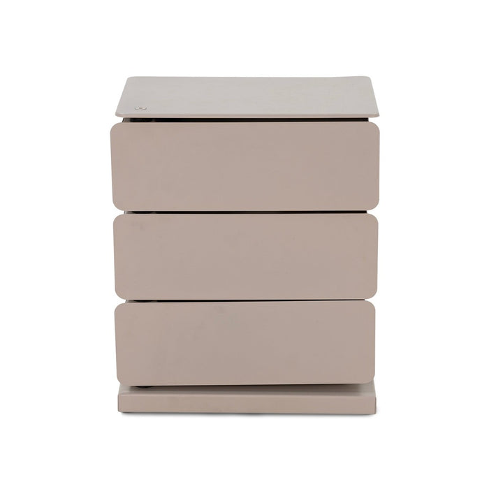Ladekast JOEY 3 Staal Silky Taupe 37x26x45cm Spinder Design-Ladenkasten-Spinder