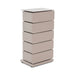 Ladekast JOEY 5 Staal Silky Taupe 37x26x72.5cm Spinder Design-Ladenkasten-Spinder