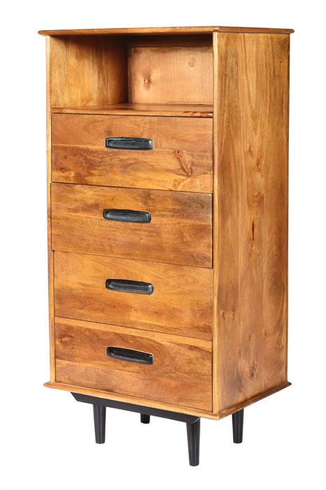 Ladenkast Ayleen Mangohout Naturel hout 60x45 cm-Ladekasten-Livingfurn