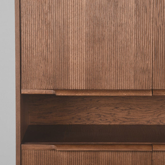 Ladenkast Jule Eiken Walnoot 110x48 cm-Ladekasten-LABEL51