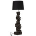 Lamp 3 Elephants Polyresin Brown-Tafellampen-J-Line