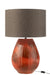 Lamp Akane keramiek rood large-Tafellampen-J-Line