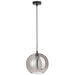 Lamp Ball Glass Mirror Silver Medium-Hanglampen-J-Line