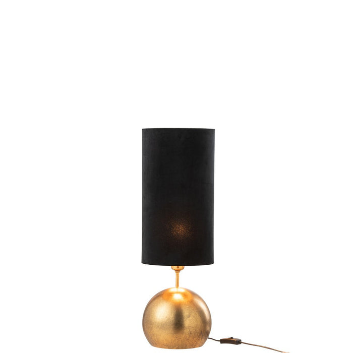 Lamp Ball Iron/Velvet Gold/Black-Tafellampen-J-Line