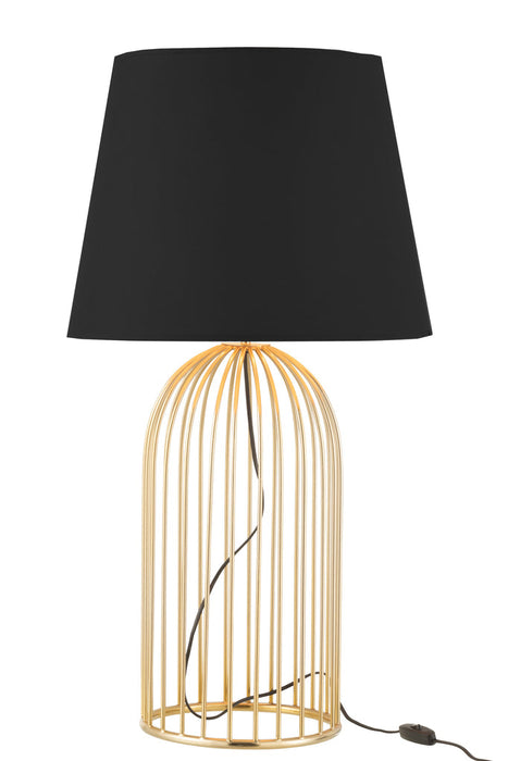 Lamp Base+Shade Joni Iron Gold-Tafellampen-J-Line