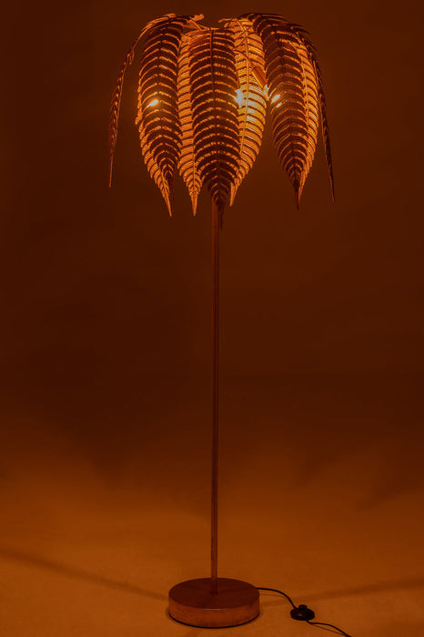 Lamp Bladeren metaal goud-Vloerlampen-J-Line