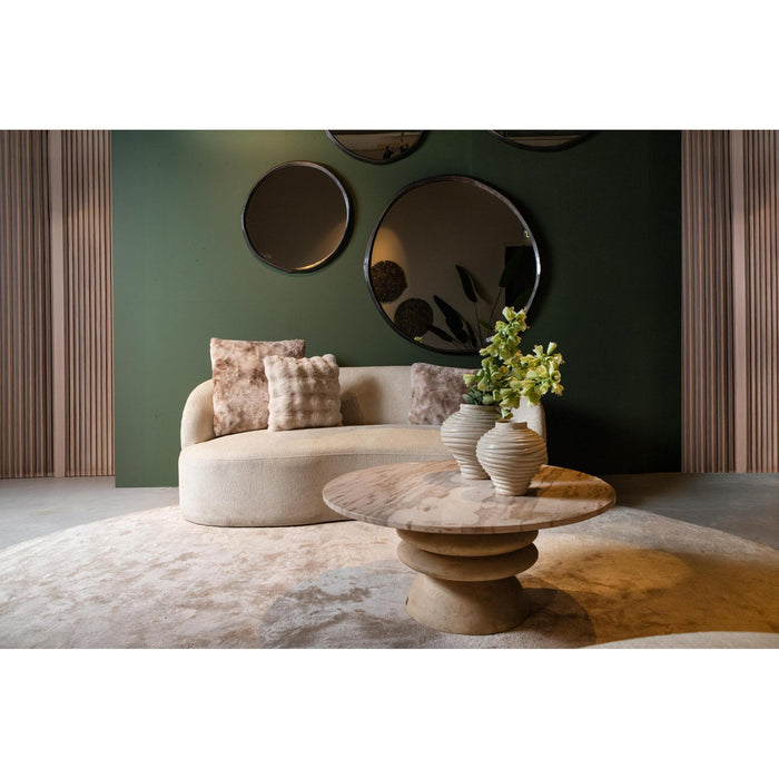 Lamp Bohne Crème Nanci Stof 3 Seater Bank-Lichtbronnen-PTMD