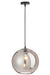 Lamp Bol glas spiegel zilver large-Hanglampen-J-Line
