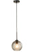 Lamp Bol spikkel glas grijs small-Hanglampen-J-Line