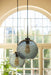Lamp Bol spikkel glas grijs small-Hanglampen-J-Line