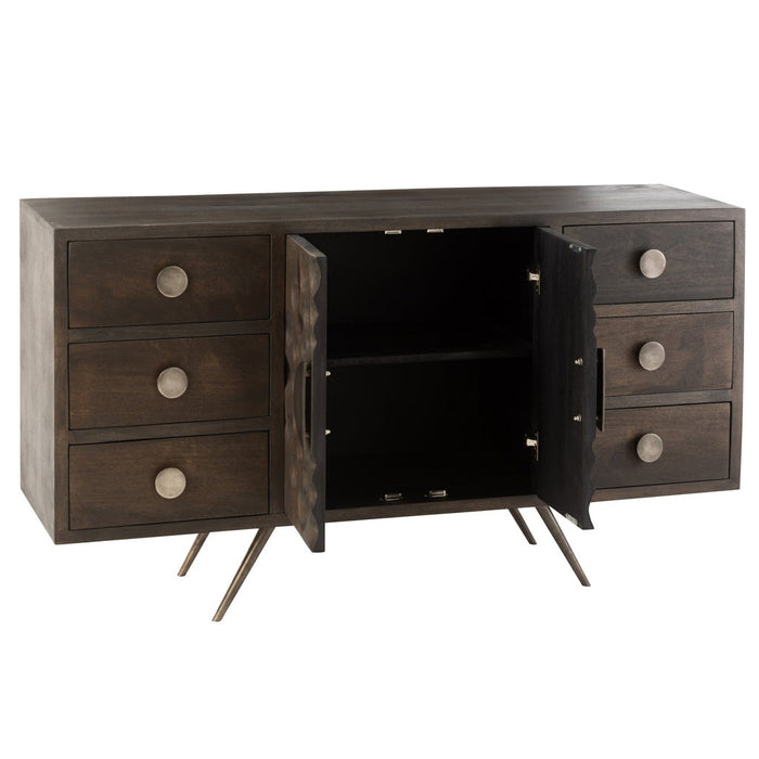 Lamp Bruin Ijzer 40 cm Closet Low-Lichtbronnen-J-Line