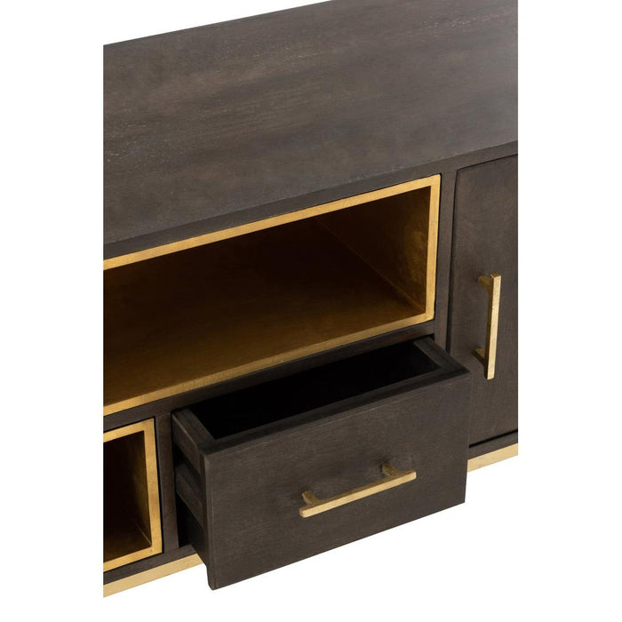 Lamp Bruin Messing 46 cm Closet Low-Lichtbronnen-J-Line