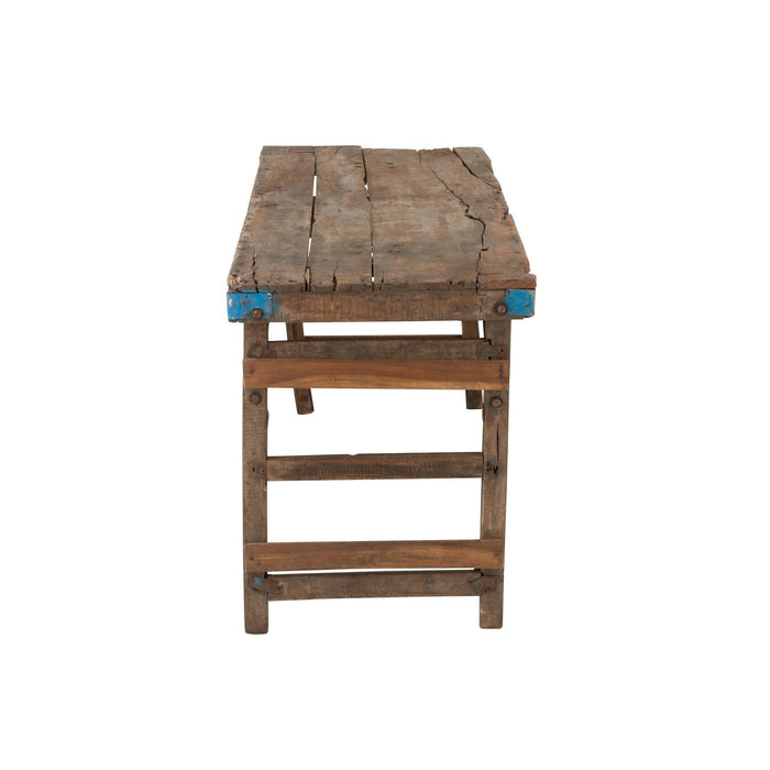 Lamp Bruin Recycled hout 58 cm-Tafellampen-J-Line