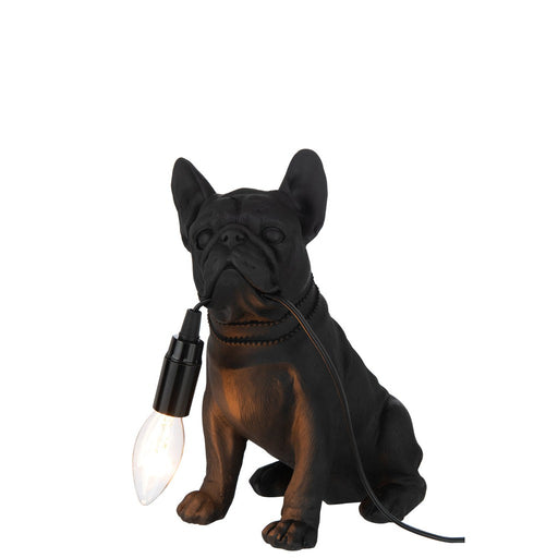 Lamp Bulldog Poly Zwart-Tafellampen-J-Line