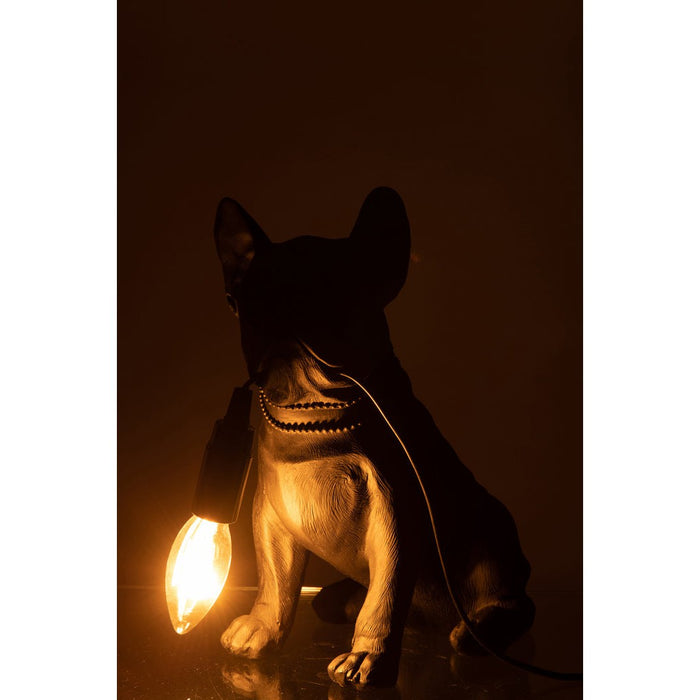 Lamp Bulldog Poly Zwart-Tafellampen-J-Line