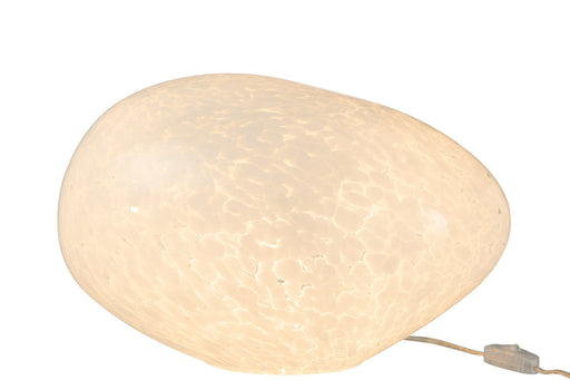 Lamp Dany Spots Oval Glass White-Tafellampen-J-Line