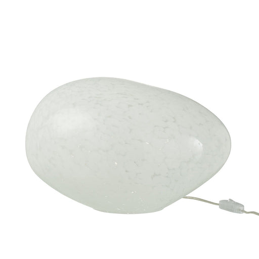 Lamp Dany Spots Oval Glass White-Tafellampen-J-Line