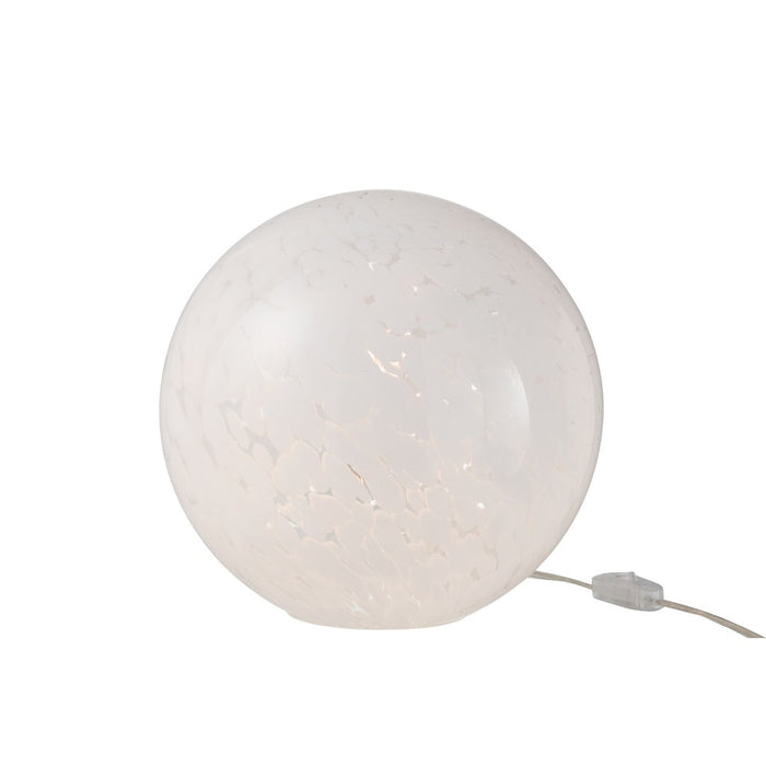 Lamp Dany Spots Rond Glass Wit Large-Tafellampen-J-Line