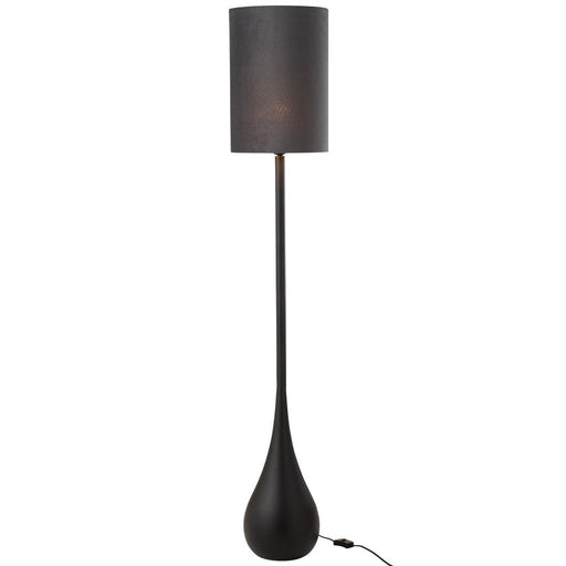 Lamp Drop Iron/Velvet Black/Grey Large-Vloerlampen-J-Line