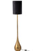 Lamp Druppel ijzer/fluweel goud/zwart large-Tafellampen-J-Line