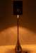 Lamp Druppel ijzer/fluweel goud/zwart large-Tafellampen-J-Line