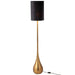 Lamp Druppel ijzer/fluweel goud/zwart large-Tafellampen-J-Line