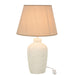 Lamp Esmee Cem/Tex White/Beige-Tafellampen-J-Line