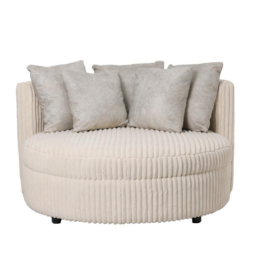 Lamp Fayen Taupe Fauteuil Ambience 2 Crème 5 Pillows-Fauteuils-PTMD