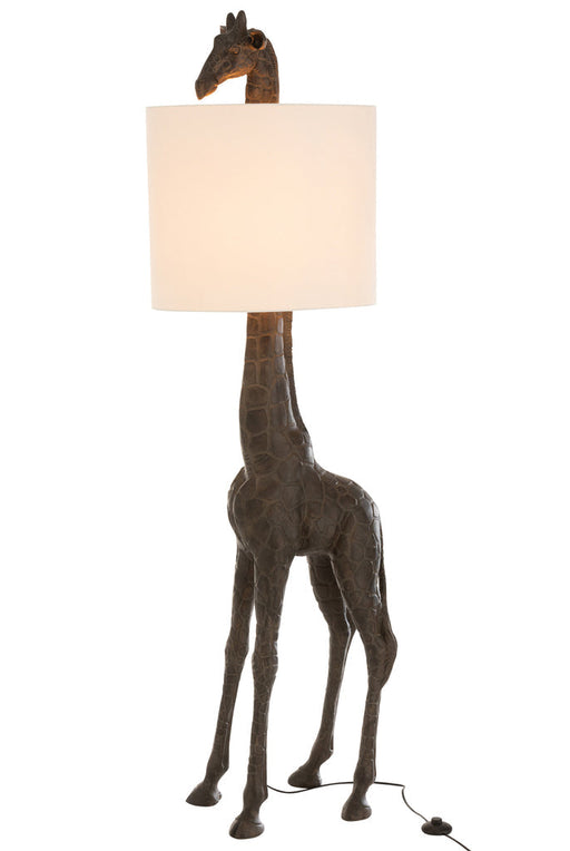 Lamp Giraffe Poly Dark Brown-Vloerlampen-J-Line